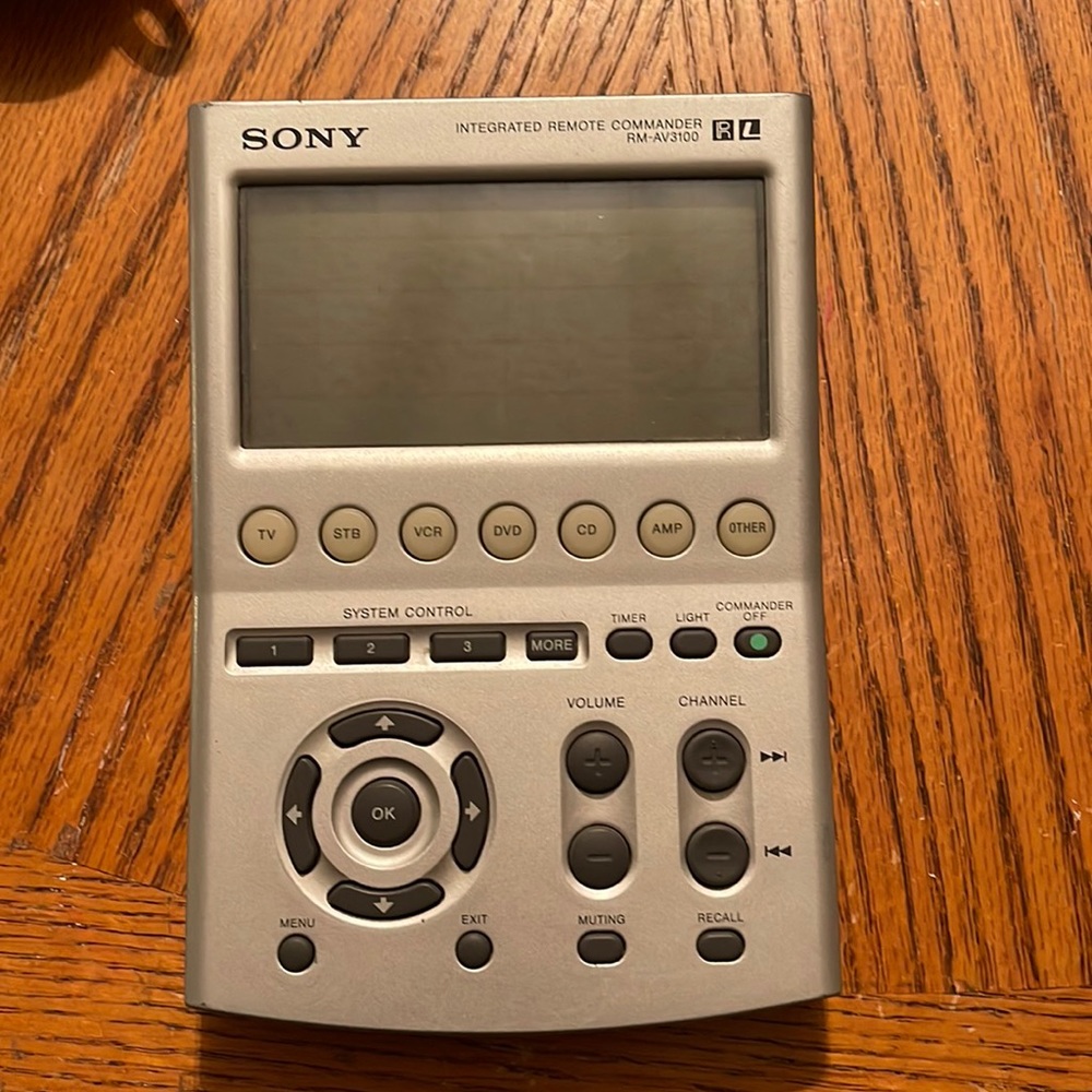 Sony integrated remote commander